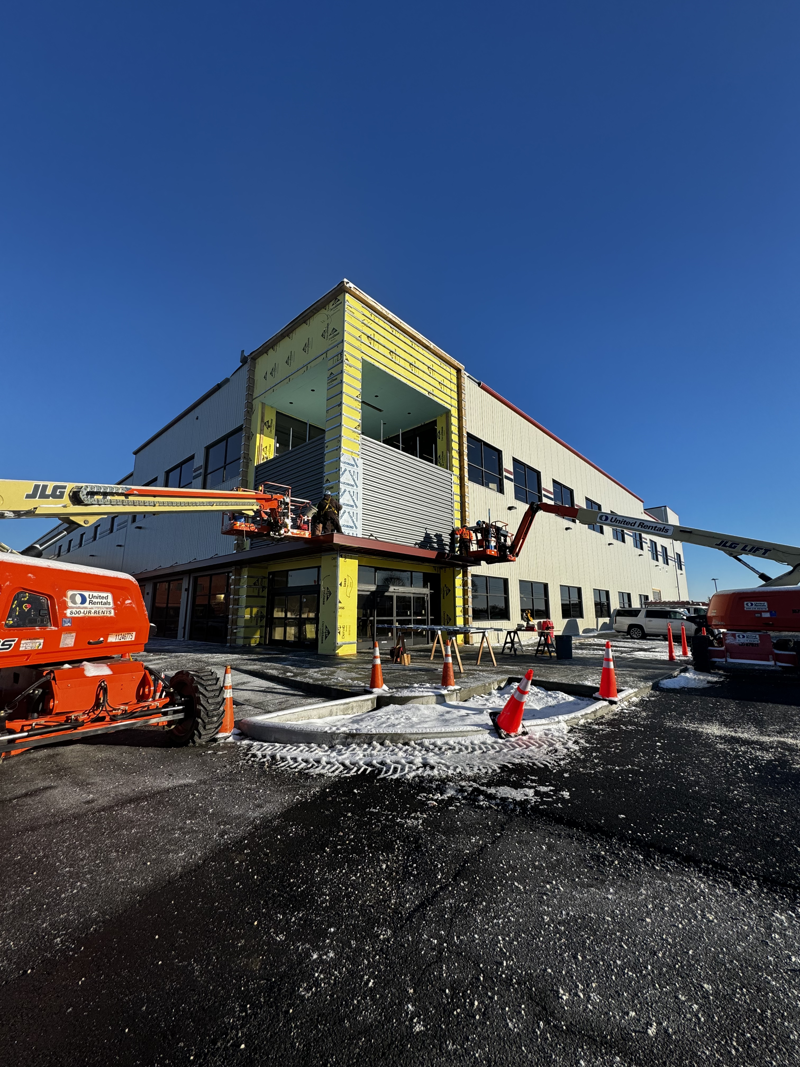 Ace Endico facility in Brewster, NY - exterior construction view